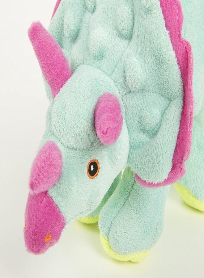 Nutra Pet Dinos Frills Dog Toy Small - Durable Plush Squeaky Toy with Chew Guard Technology™ | Soft, Tough & Interactive Dog Toy for All Breeds - Image 1